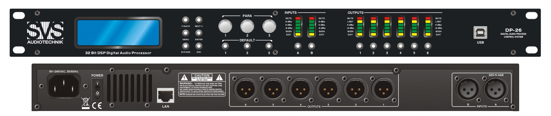 SVS Audiotechnik DP-26 Цифровой процессор: 2 входа 6 выходов в Горячем Ключе