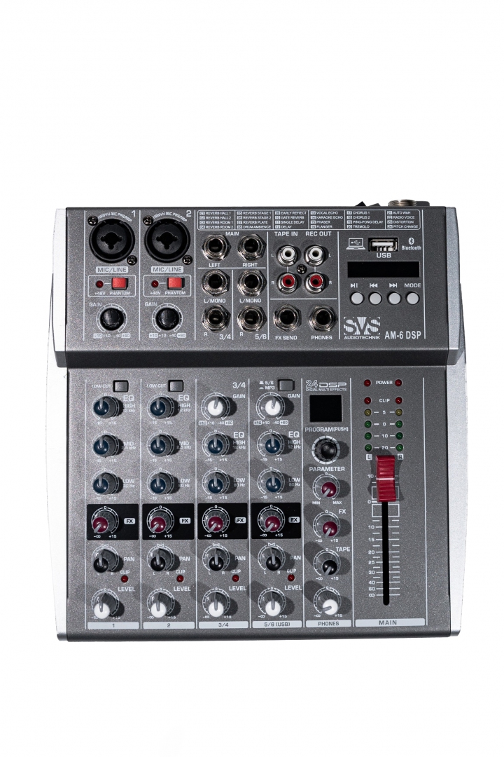 SVS Audiotechnik mixers AM-6 DSP Микшерный пульт аналоговый, 6-канальный SVS Audiotechnik mixers в Горячем Ключе